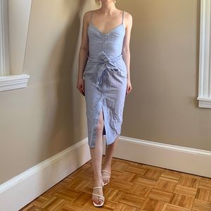 Nicholas The Label Cotton Oxford Bra Dress